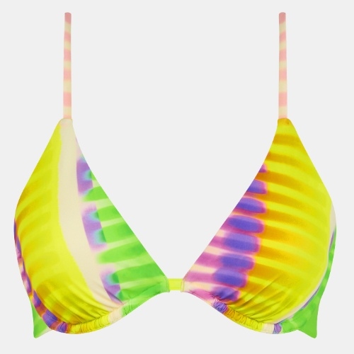 Chantelle Swimwear Easy Pop green soft-cup bikini bra