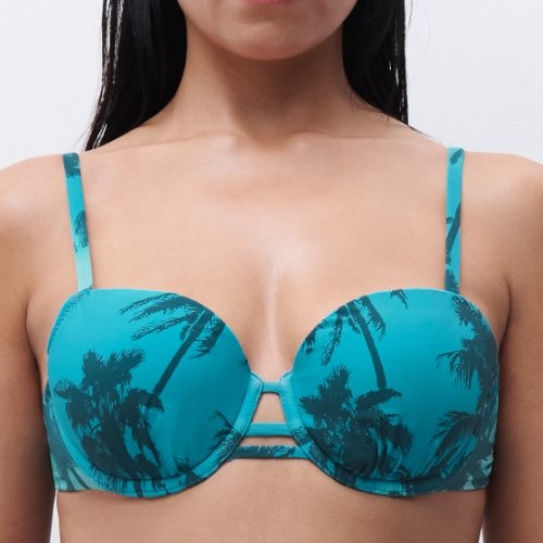Chantelle Swimwear Easy Pop blue padded bikini bra