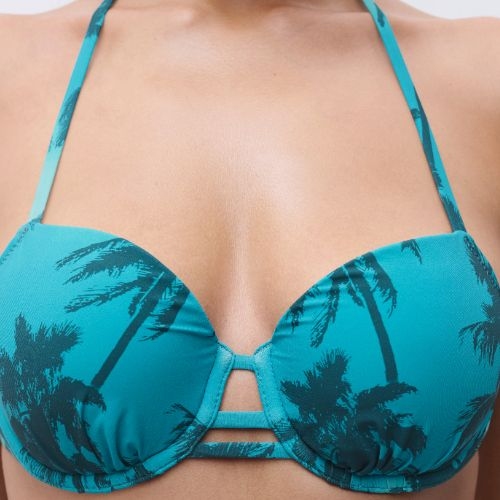Chantelle Swimwear Easy Pop blue padded bikini bra