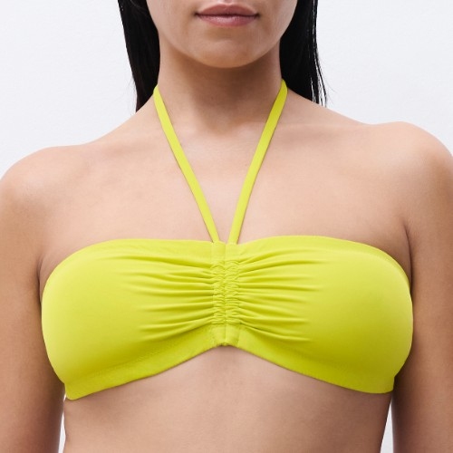 Chantelle Swimwear Easy Pop lime soft-cup bikini bra