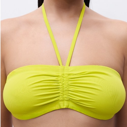 Chantelle Swimwear Easy Pop lime soft-cup bikini bra