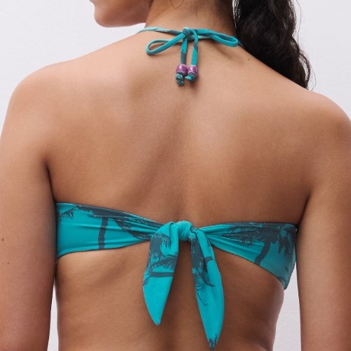 Chantelle Swimwear Easy Pop blue soft-cup bikini bra