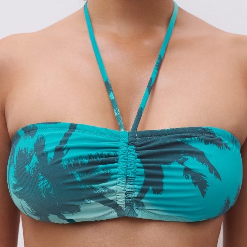 Chantelle Swimwear Easy Pop blue soft-cup bikini bra