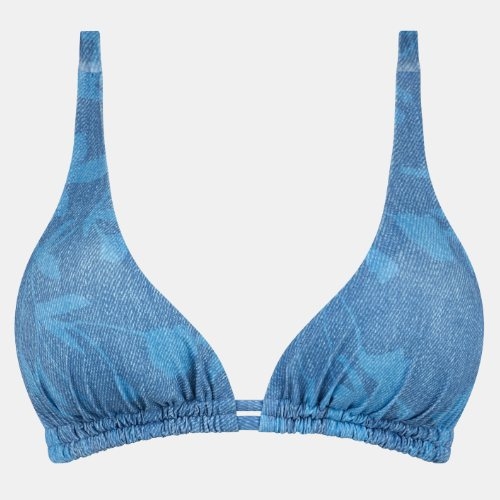 Chantelle Swimwear Easy Pop jeans blue padded bikini bra