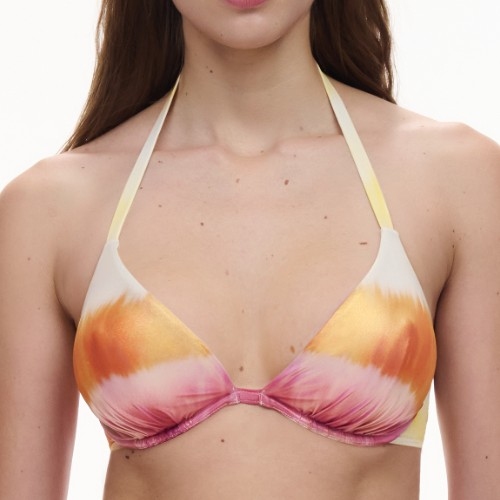 Chantelle Swimwear Metallic multicolor soft-cup bikini bra