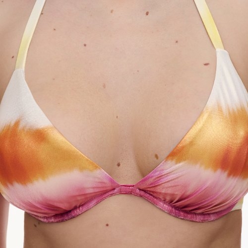 Chantelle Swimwear Metallic multicolor soft-cup bikini bra