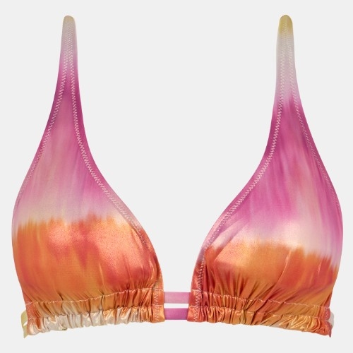 Chantelle Swimwear Metallic multicolor soft-cup bikini bra