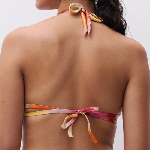 Chantelle Swimwear Metallic multicolor soft-cup bikini bra