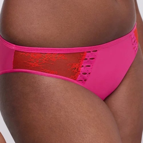 Chantelle Poison red/pink brief