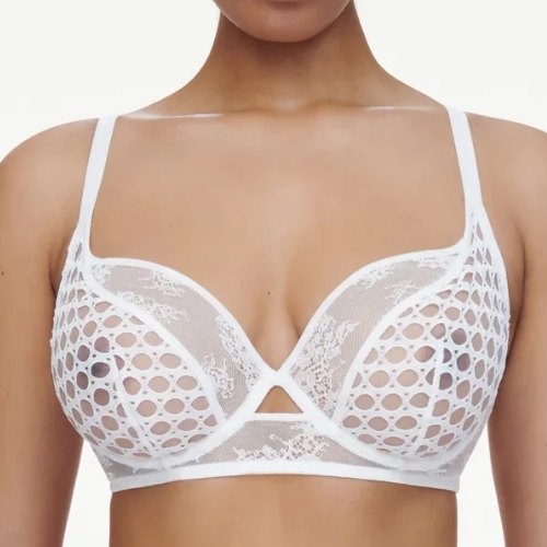 Chantelle Poison white non-padded bra