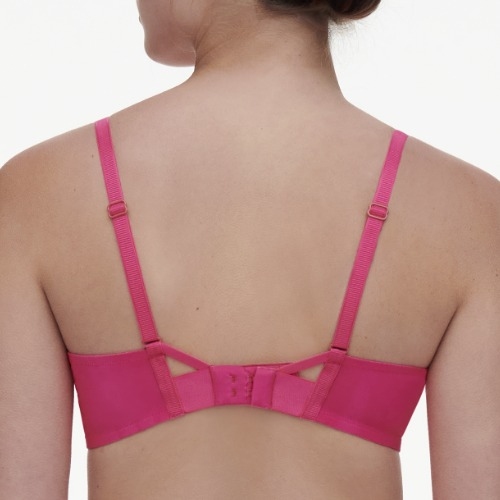 Chantelle Poison red/pink non-padded bra