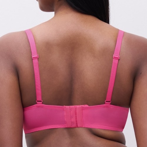 Chantelle Poison red/pink padded bra