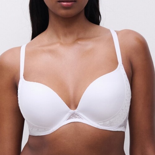 Chantelle Poison white push up bra