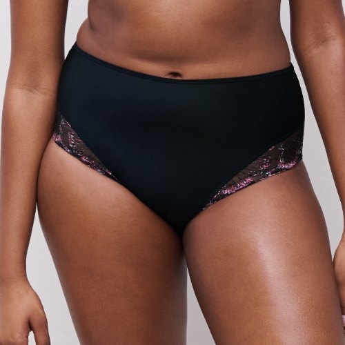 Chantelle Lily black high waist brief