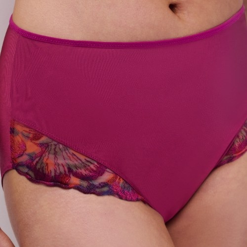 Chantelle Lily fuchsia high waist brief