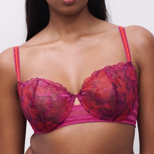 Chantelle Lily fuchsia non-padded bra