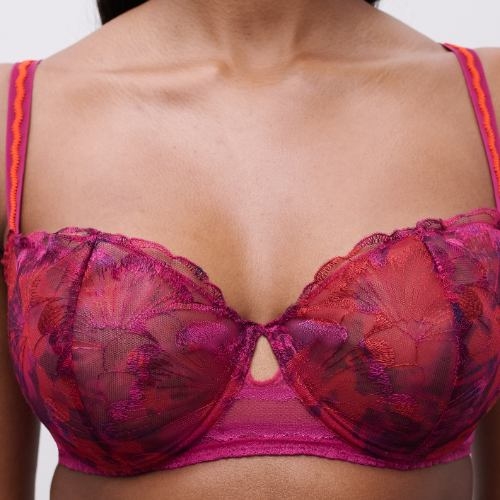 Chantelle Lily fuchsia non-padded bra