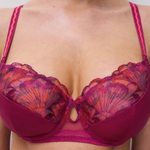Chantelle  fuchsia padded bra