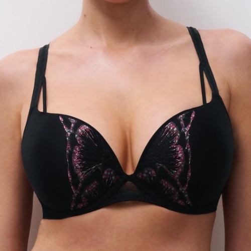 Chantelle Lily black push up bra