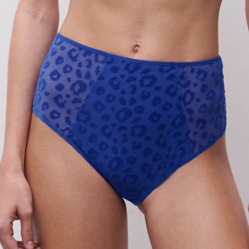 Chantelle  blue high waist brief