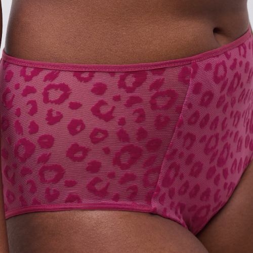 Chantelle Girls fuchsia high waist brief