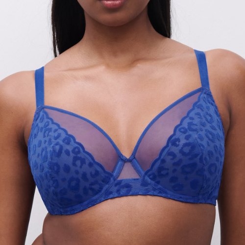 Chantelle  blue non-padded bra