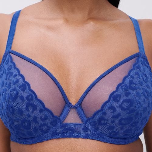 Chantelle  blue non-padded bra