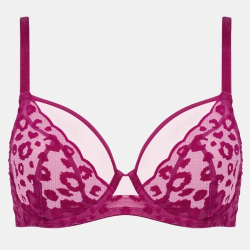 Chantelle  fuchsia non-padded bra