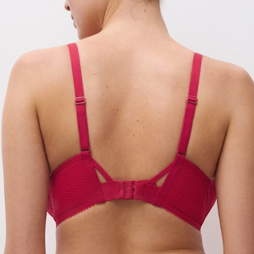 Chantelle  red non-padded bra