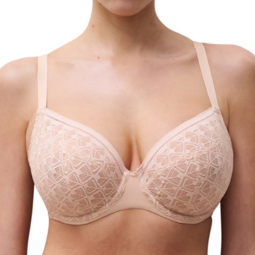 Chantelle  beige non-padded bra