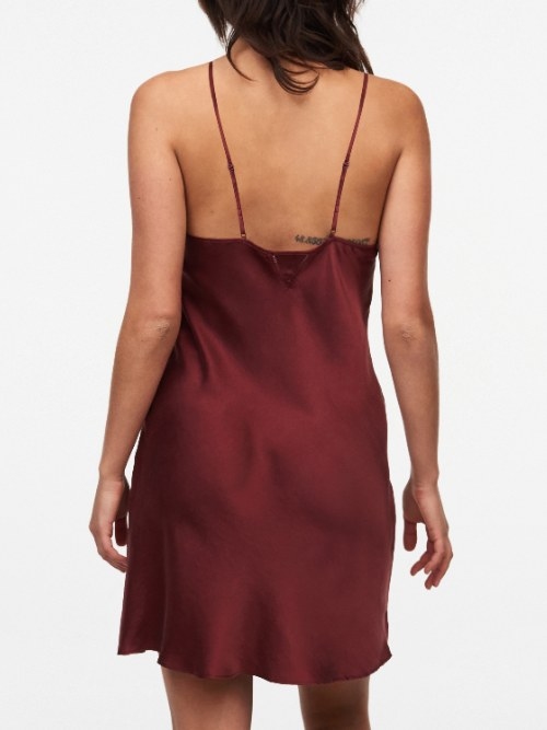 Chantelle Nachtmode Nightshade bordeaux slipdress