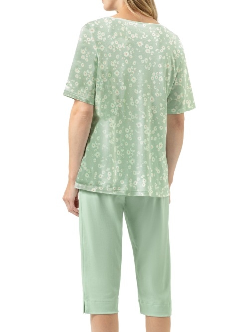 Mey Nachtmode Daisy Delight green pajama