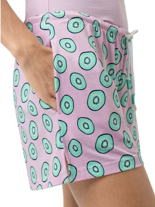 Mey Nachtmode Flashy Fruits pink pyjama trouser