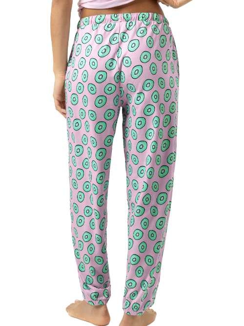 Mey Nachtmode Flashy Fruits pink pyjama pant