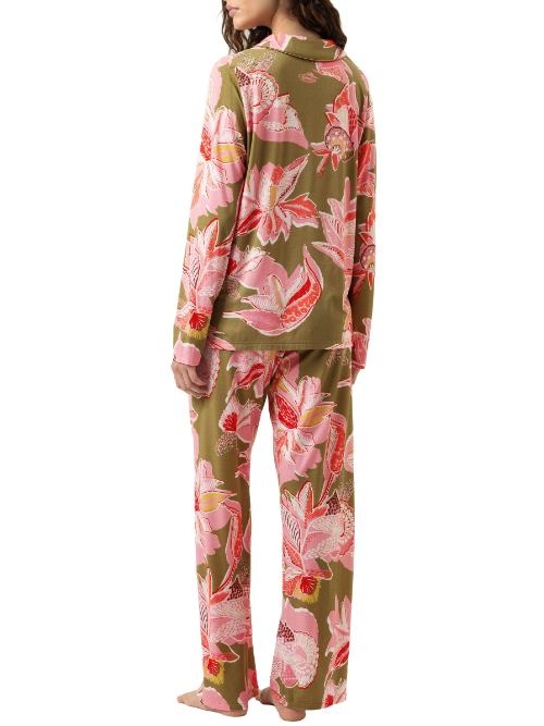 Mey Nachtmode Flower Whirl green/print pajama