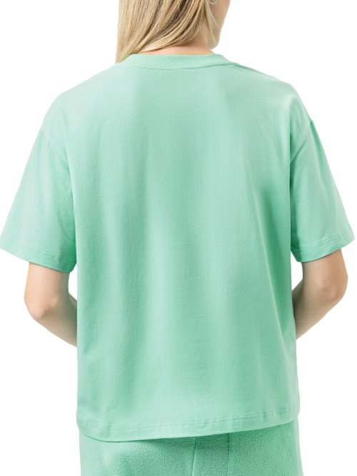 Mey Nachtmode Solid Love green sleep shirt