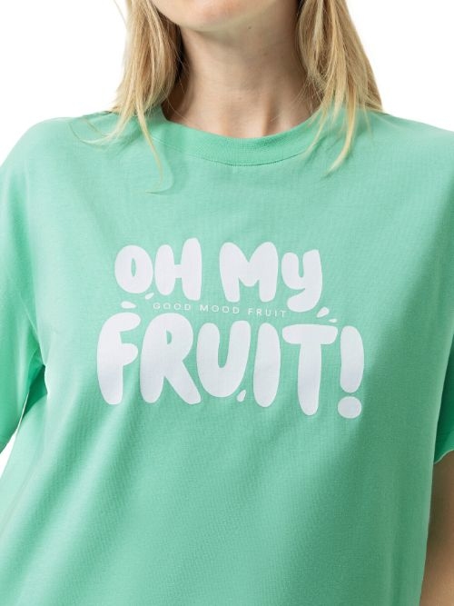 Mey Nachtmode Solid Love green sleep shirt