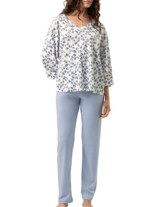 Mey Nachtmode Wild Violets blue pajama