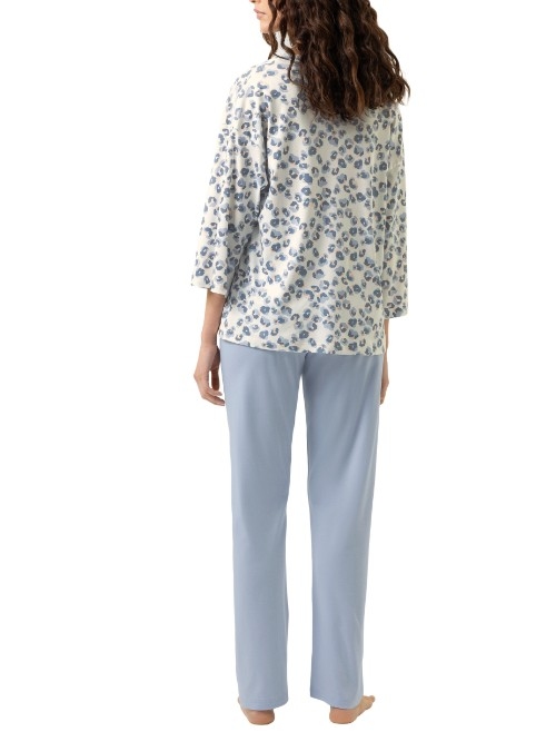 Mey Nachtmode Wild Violets blue pajama