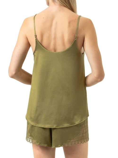 Mey Nachtmode Temptation green spaghetti top