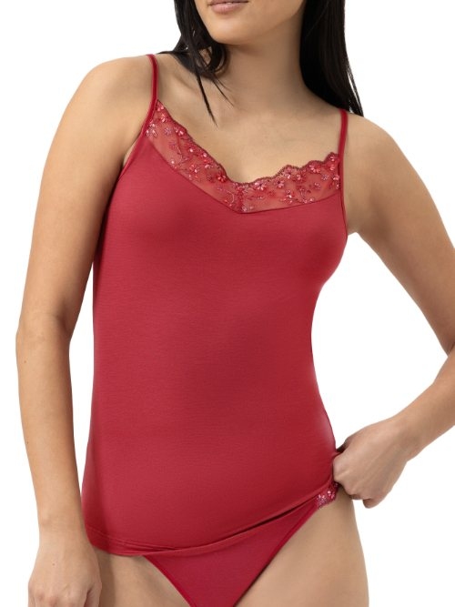 Mey Lingerie Delighted red spaghetti top
