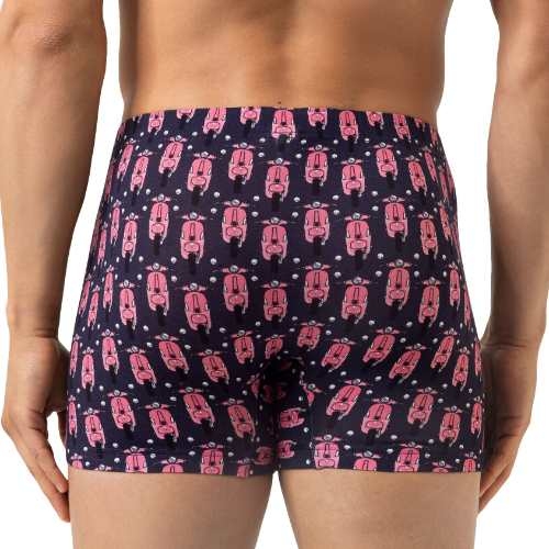 Mey Heren City Glide navy blue cotton boxer short