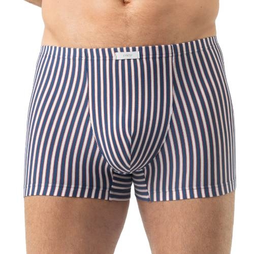 Mey Heren Coral Stripes blue cotton boxer short