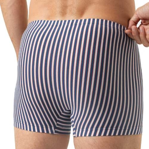 Mey Heren Coral Stripes blue cotton boxer short