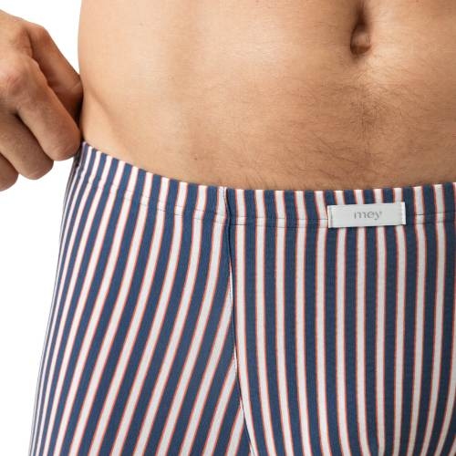 Mey Heren Coral Stripes blue cotton boxer short