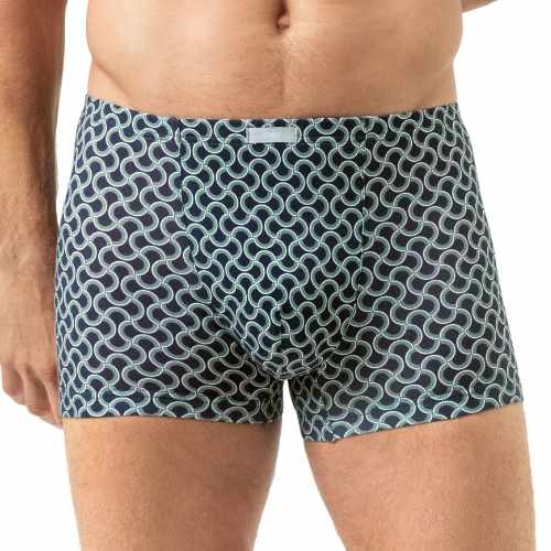 Mey Heren Curves navy blue cotton boxer short