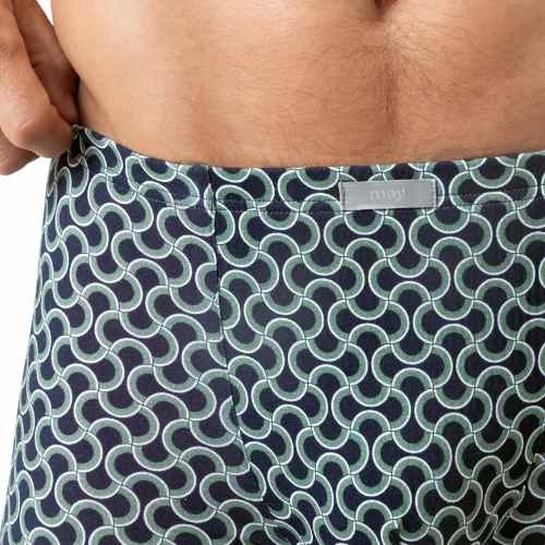 Mey Heren Curves navy blue cotton boxer short