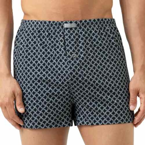Mey Heren Curves navy blue loose fit boxer short