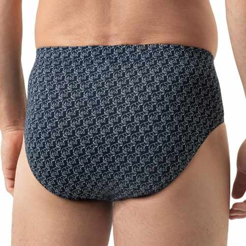 Mey Heren Elephant Walk navy blue men brief