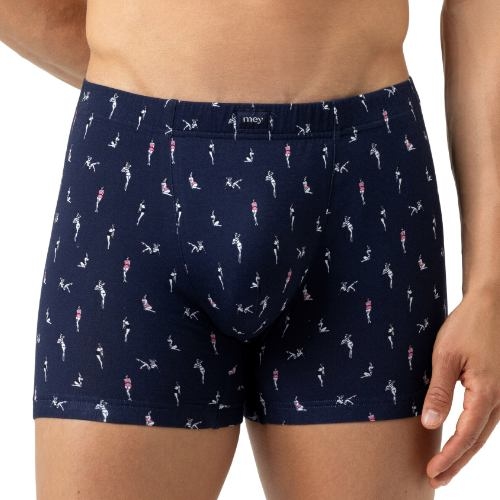 Mey Heren Pin Up Doll navy blue cotton boxer short